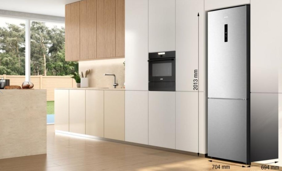 Gorenje NRK 720 CAXL 4 No Frost Kühl-/ Gefrierkombination - 201 cm - Edelstahl - 70 cm breit – Bild 6