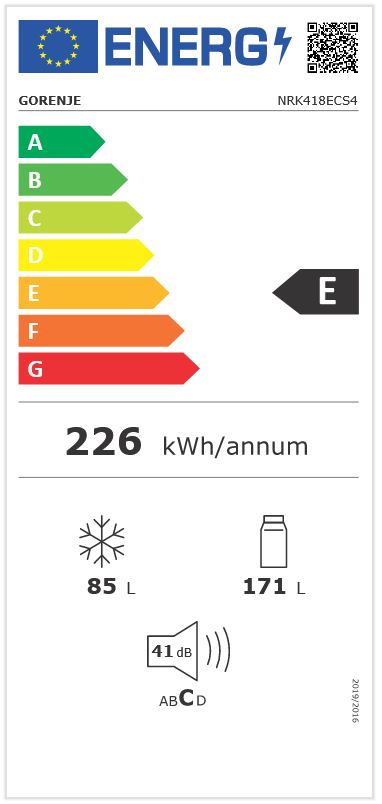 Gorenje Kühl-/ Gefrierkombination NoFrostPlus NRK 418 ECS4 *E* - 182,4 cm – Bild 4