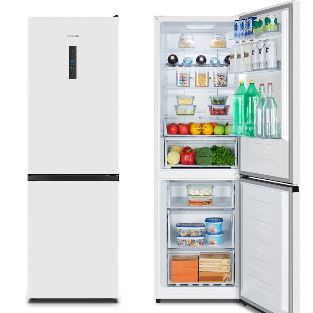 Hisense Kühl-/ Gefrierkombination No Frost RB 390 N4 CWD- 186 cm - Weiß – Bild 2