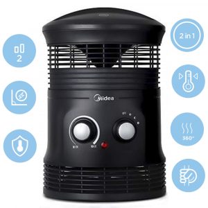 Midea NF 18-17 PA Heizlüfter schwarz 1800 Watt